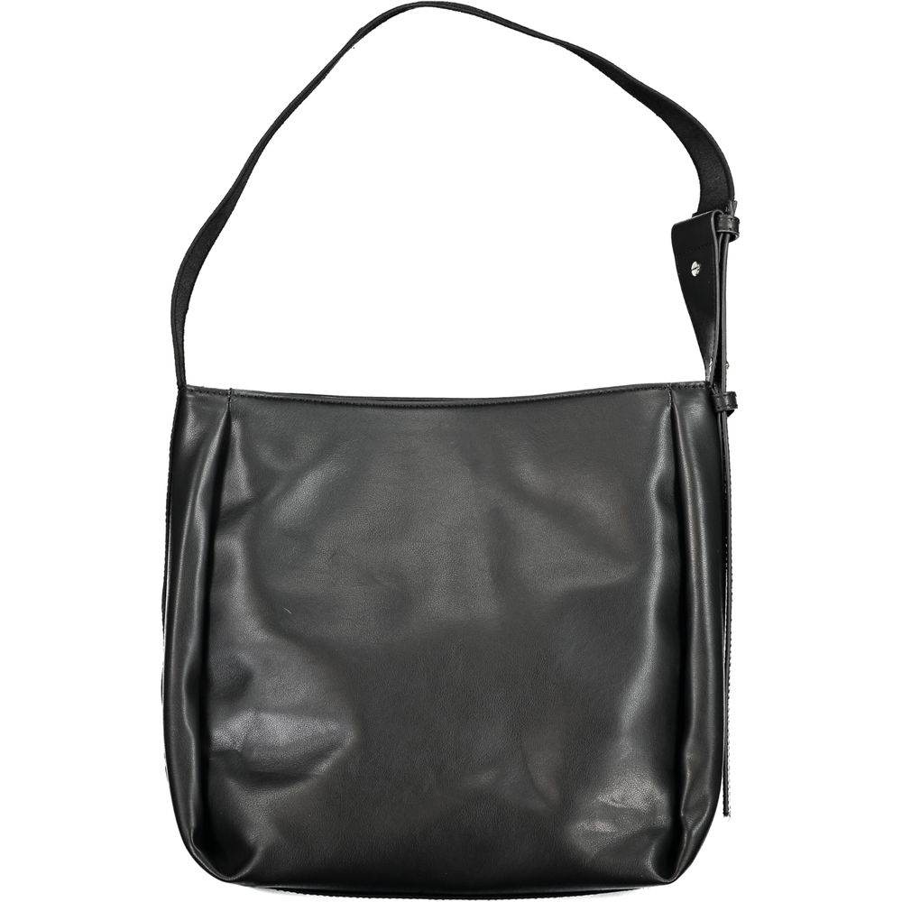 Calvin Klein Black Polyester Handbag - Hilstor