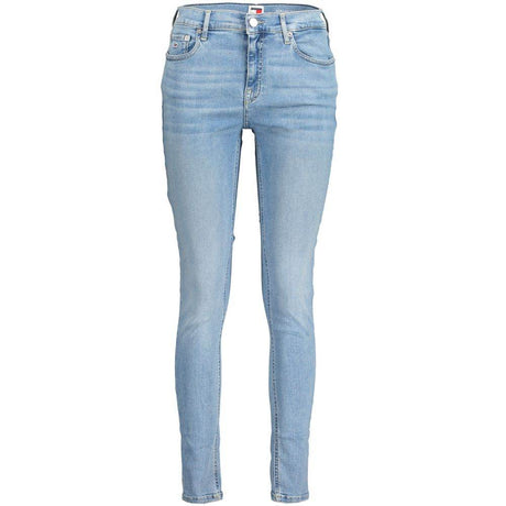 Tommy Hilfiger Blue Cotton Women Jeans - Hilstor