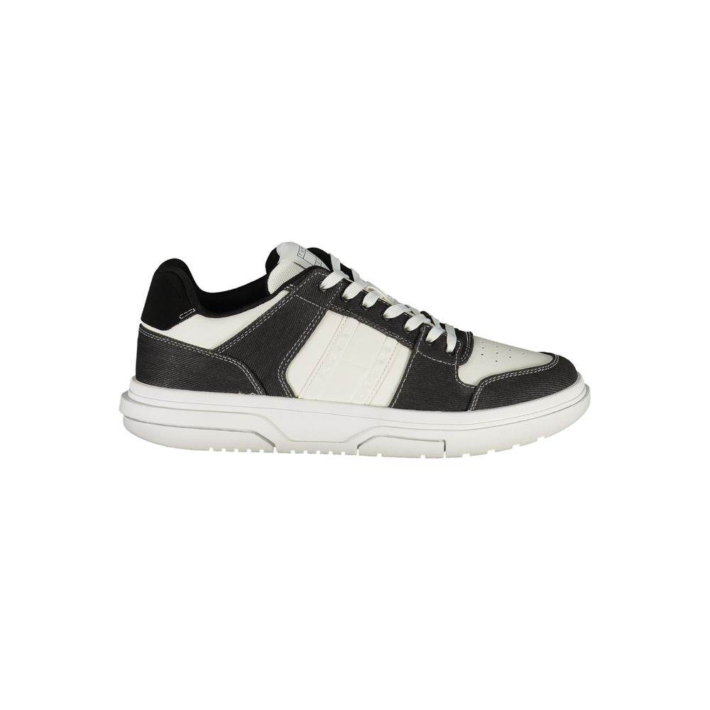Tommy Hilfiger Black Polyester Sneaker - Hilstor