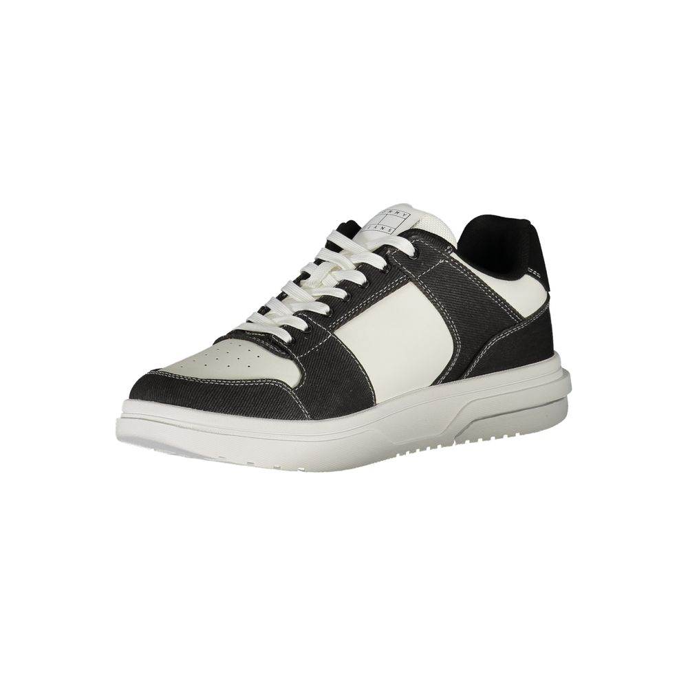 Tommy Hilfiger Black Polyester Sneaker - Hilstor