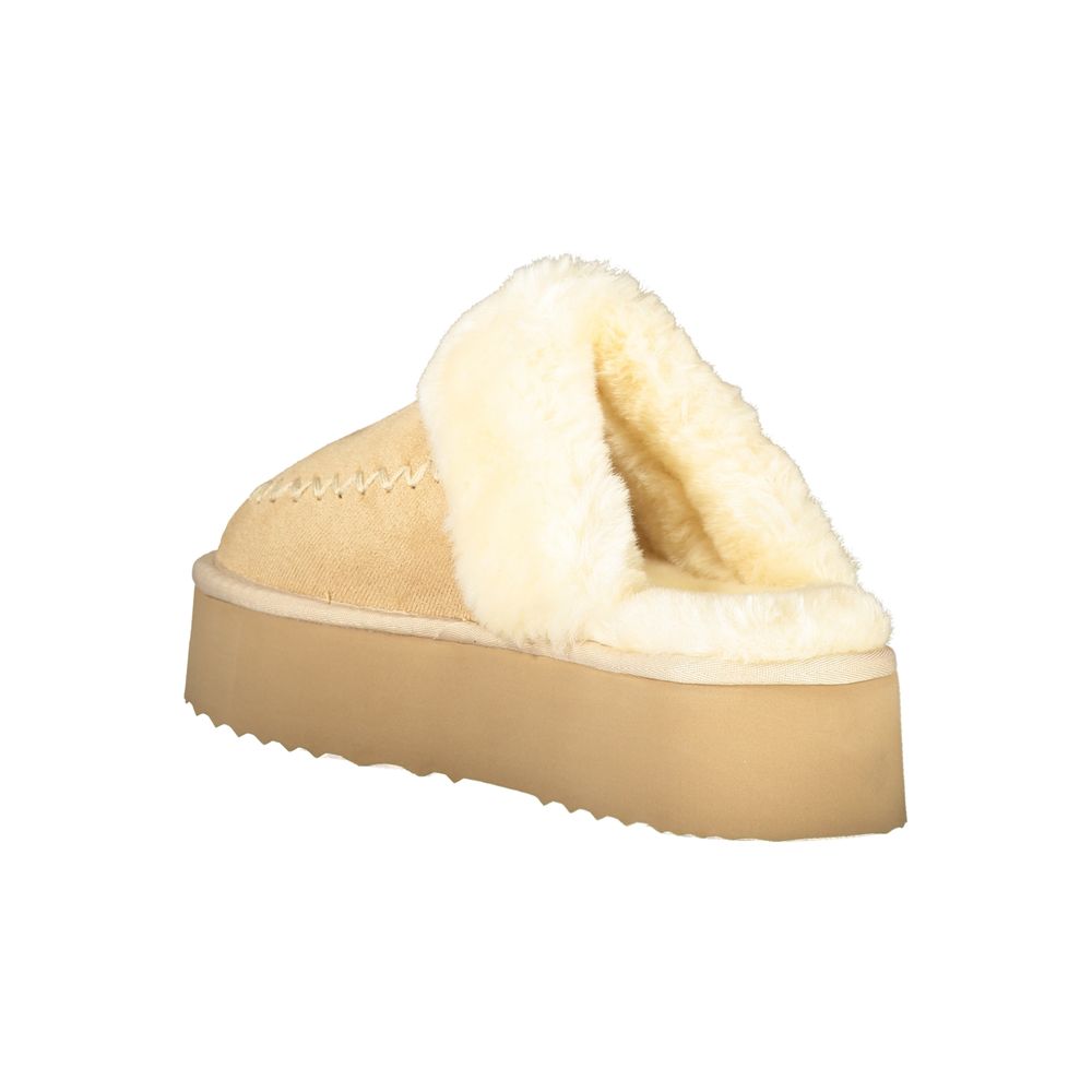 Laura Biagiotti Beige Polyester Dame Sandal