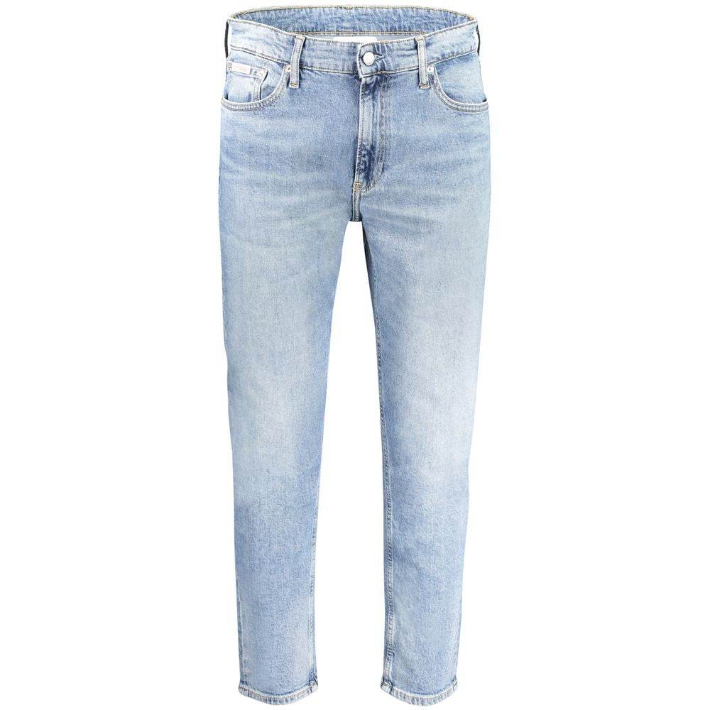 Calvin Klein Blue Cotton Men Jeans - Hilstor