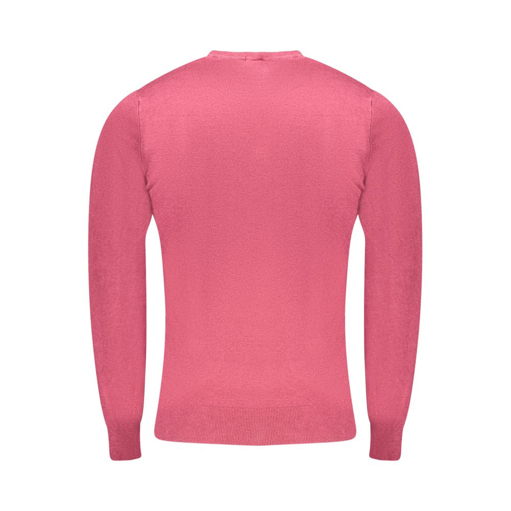 Cavalli klasse rød viskose sweater til mænd