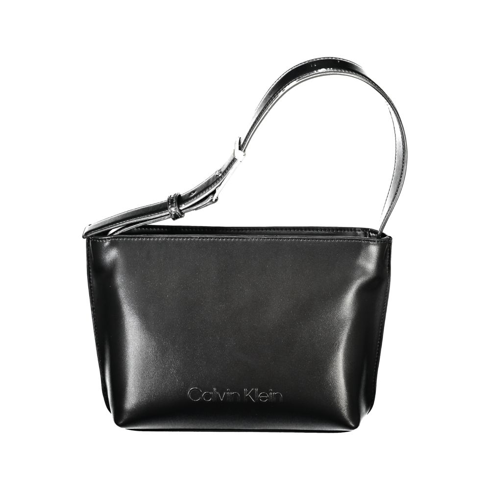 Calvin Klein sort polyester håndtaske til kvinder