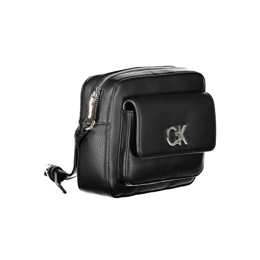 Calvin Klein sort polyethylen håndtaske til kvinder