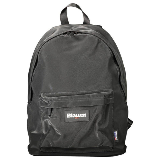 Blauer Black Polyester Men Backpack - Hilstor