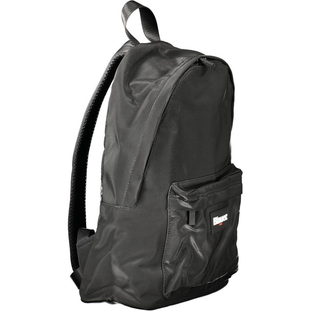 Blauer Black Polyester Men Backpack - Hilstor