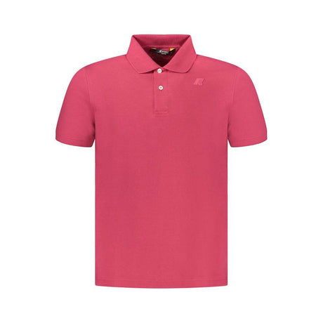 K-WAY Pink Cotton Men Polo Shirt - Hilstor