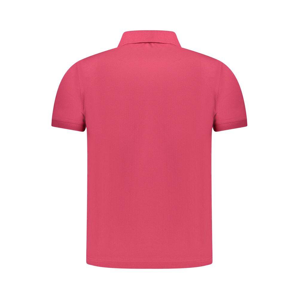 K-WAY Pink Cotton Men Polo Shirt - Hilstor