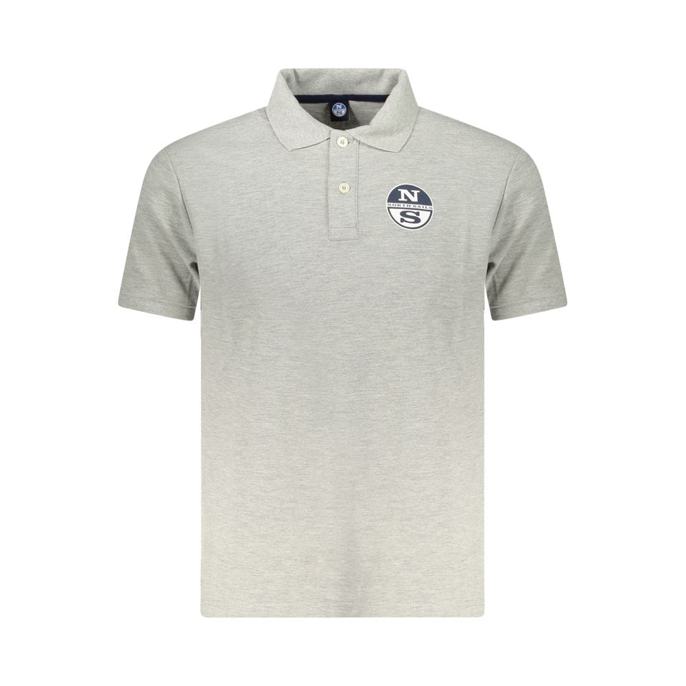 North Sails Grå Bomuld Polo Shirt til mænd