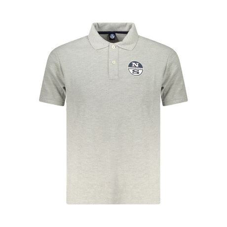 North Sails Grå Bomuld Polo Shirt til mænd