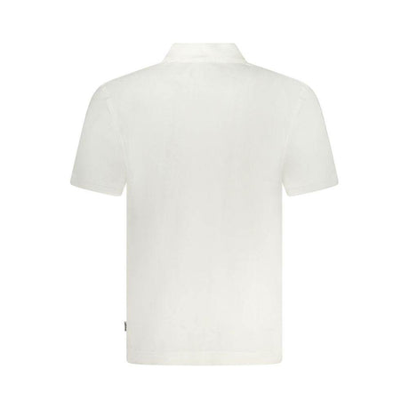 Wrangler White Cotton Polo Shirt - Hilstor
