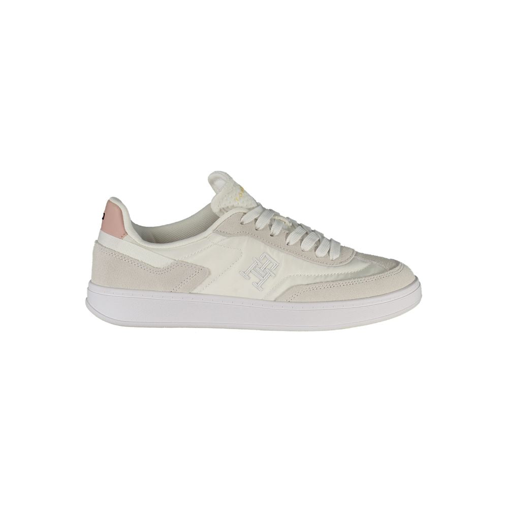 Tommy Hilfiger hvid polyethylen sneaker til kvinder