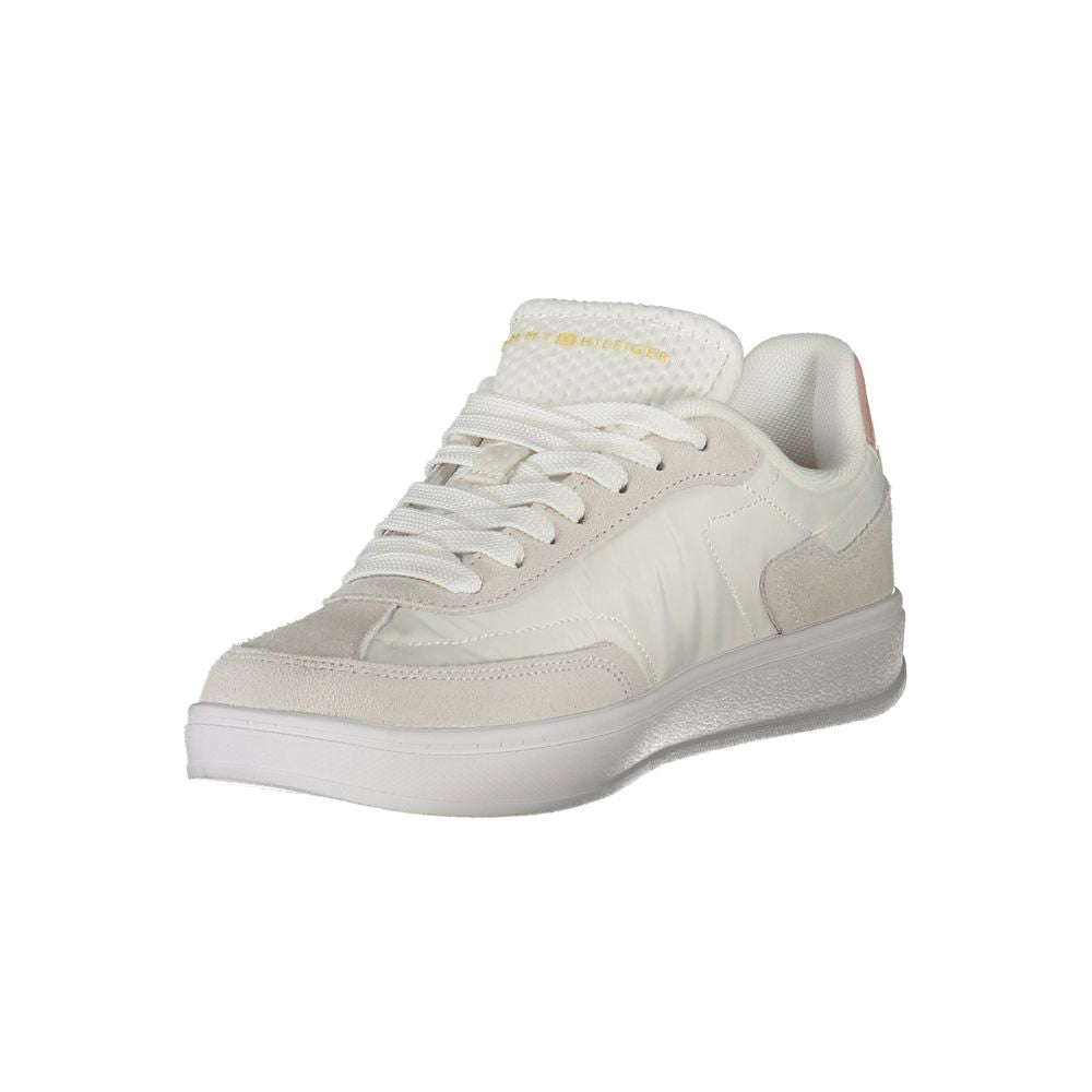 Tommy Hilfiger hvid polyethylen sneaker til kvinder