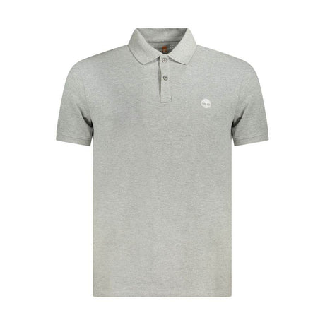 Timberland Gray Cotton Polo Shirt - Hilstor