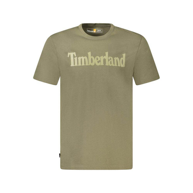 Timberland Green Cotton T-Shirt - Hilstor