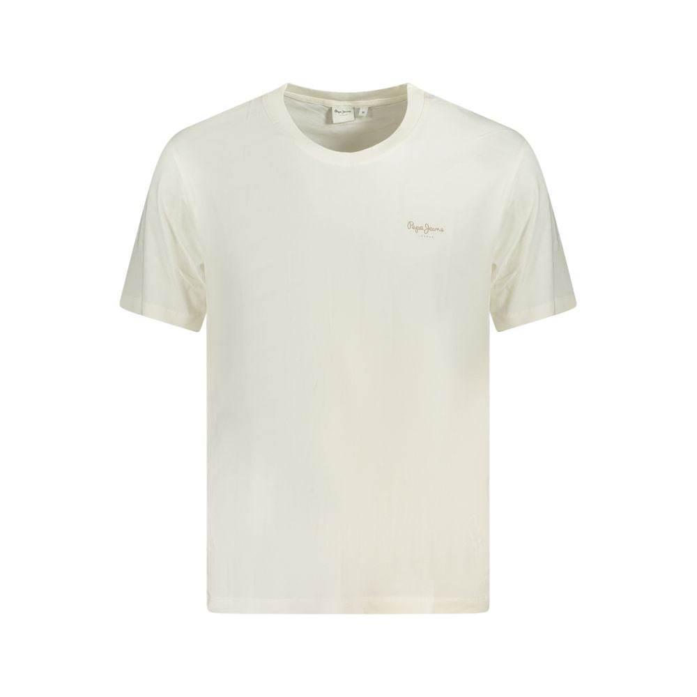 Pepe Jeans White Cotton T-Shirt - Hilstor