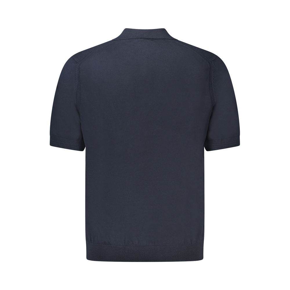 Hugo Boss Blue Cotton Sweater - Hilstor
