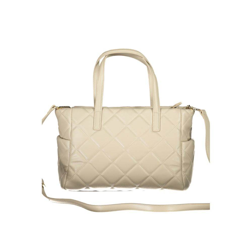 Mario Valentino Beige Polyethylene Handbag - Hilstor