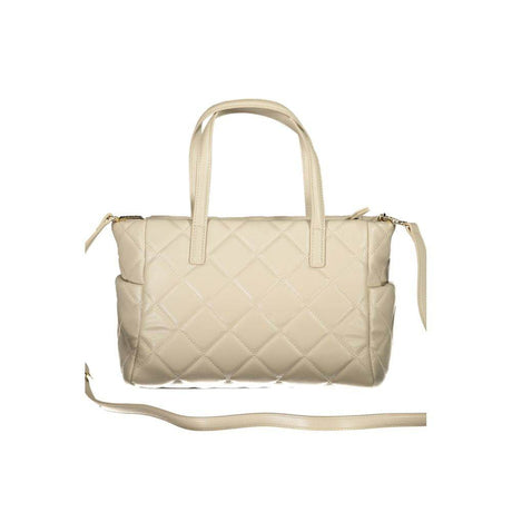 Mario Valentino Beige Polyethylene Handbag - Hilstor
