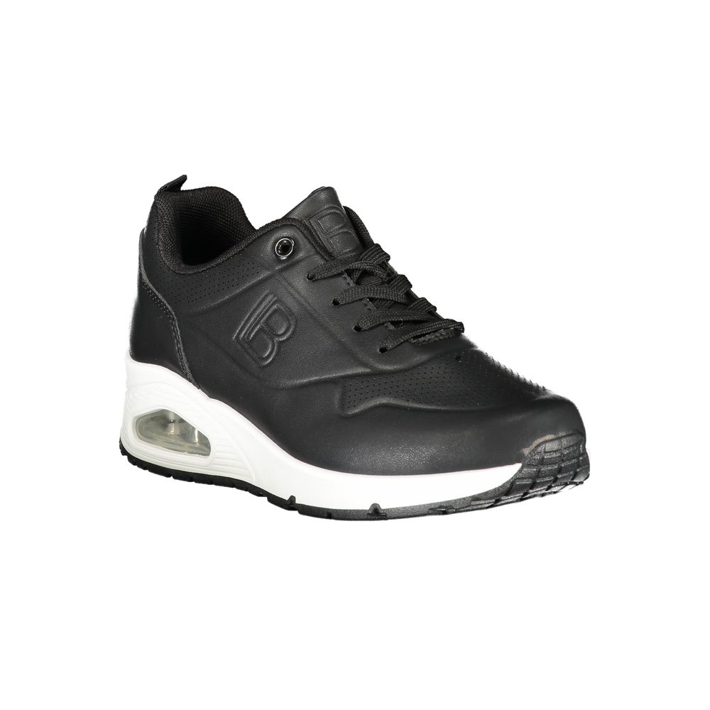Laura Biagiotti sort polyester sneaker til kvinder
