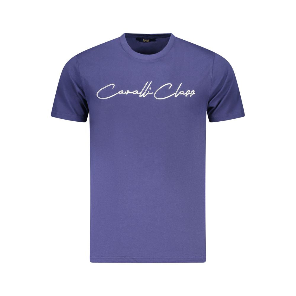 Cavalli klasse blå bomuld herre T-shirt