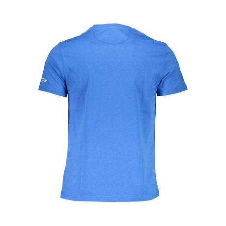 La Martina Blue Cotton Men T-Shirt - Hilstor