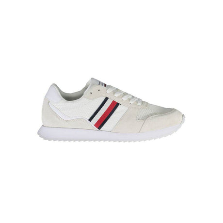 Tommy Hilfiger White Polyester Men Sneaker - Hilstor