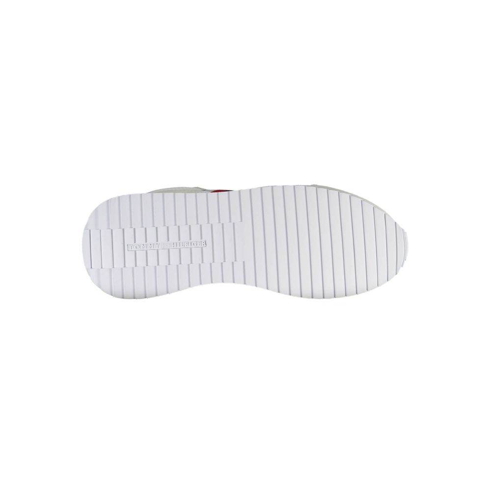 Tommy Hilfiger White Polyester Men Sneaker - Hilstor