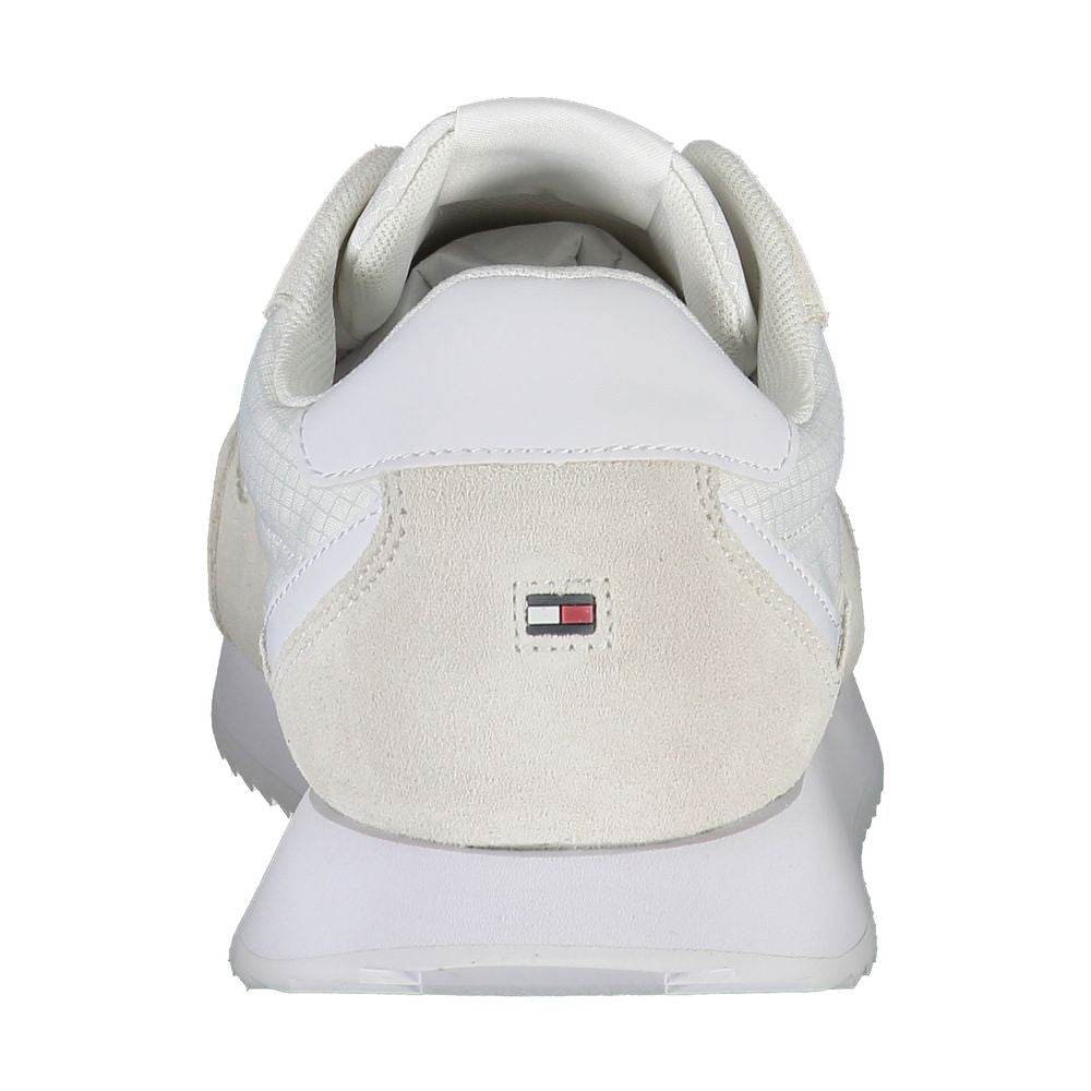 Tommy Hilfiger White Polyester Men Sneaker - Hilstor