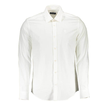 North Sails White Cotton Men Shirt - Hilstor