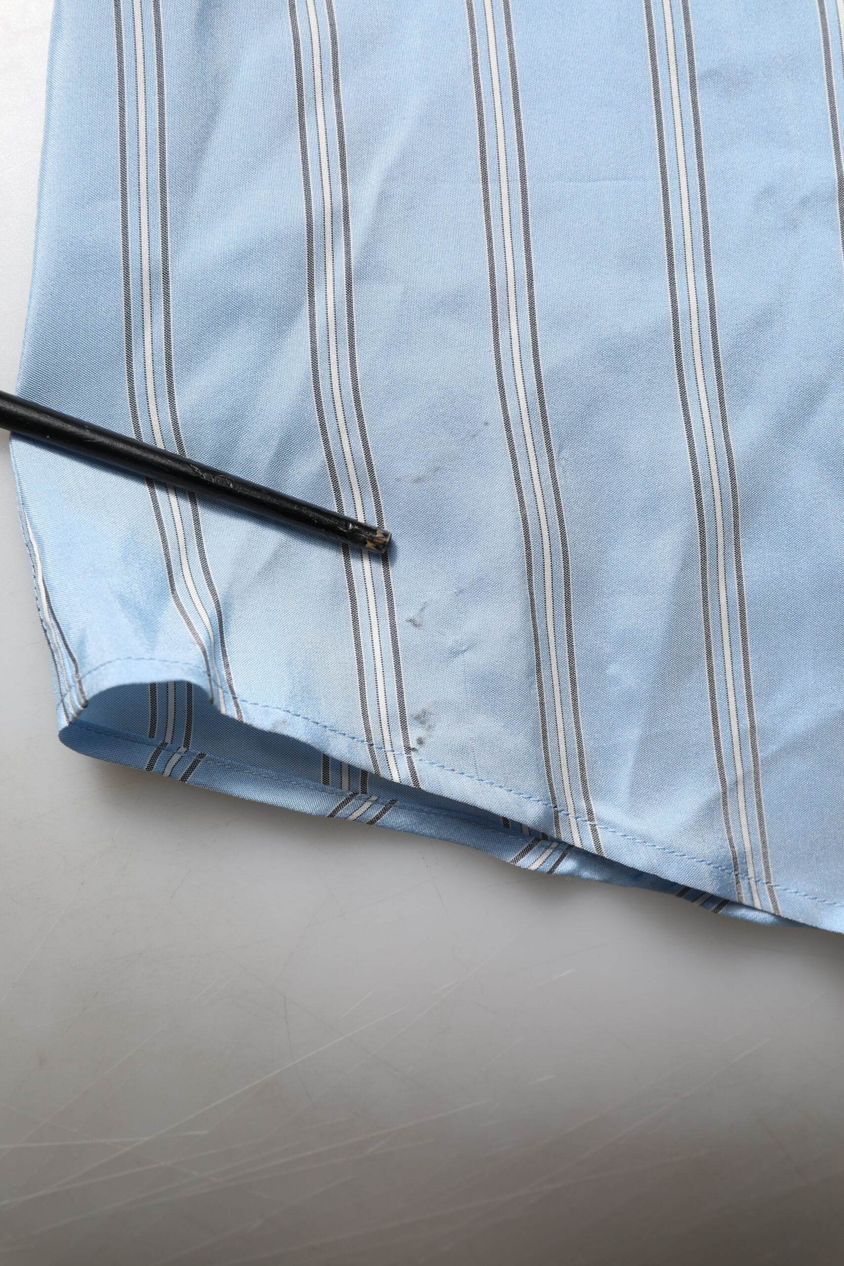 Dolce & Gabbana Blue Striped MARTINI Long Sleeves Dress Shirt - Hilstor