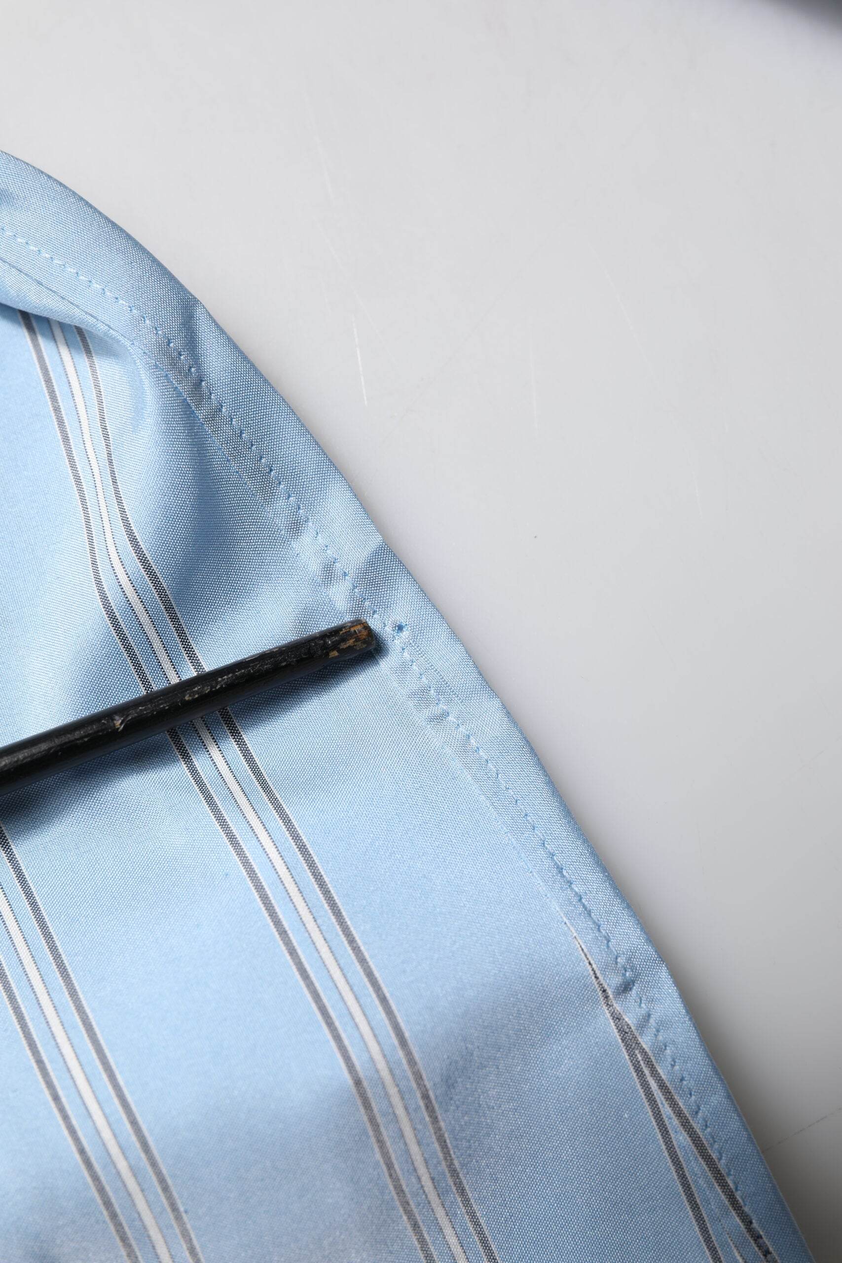 Dolce & Gabbana Blue Striped MARTINI Long Sleeves Dress Shirt - Hilstor