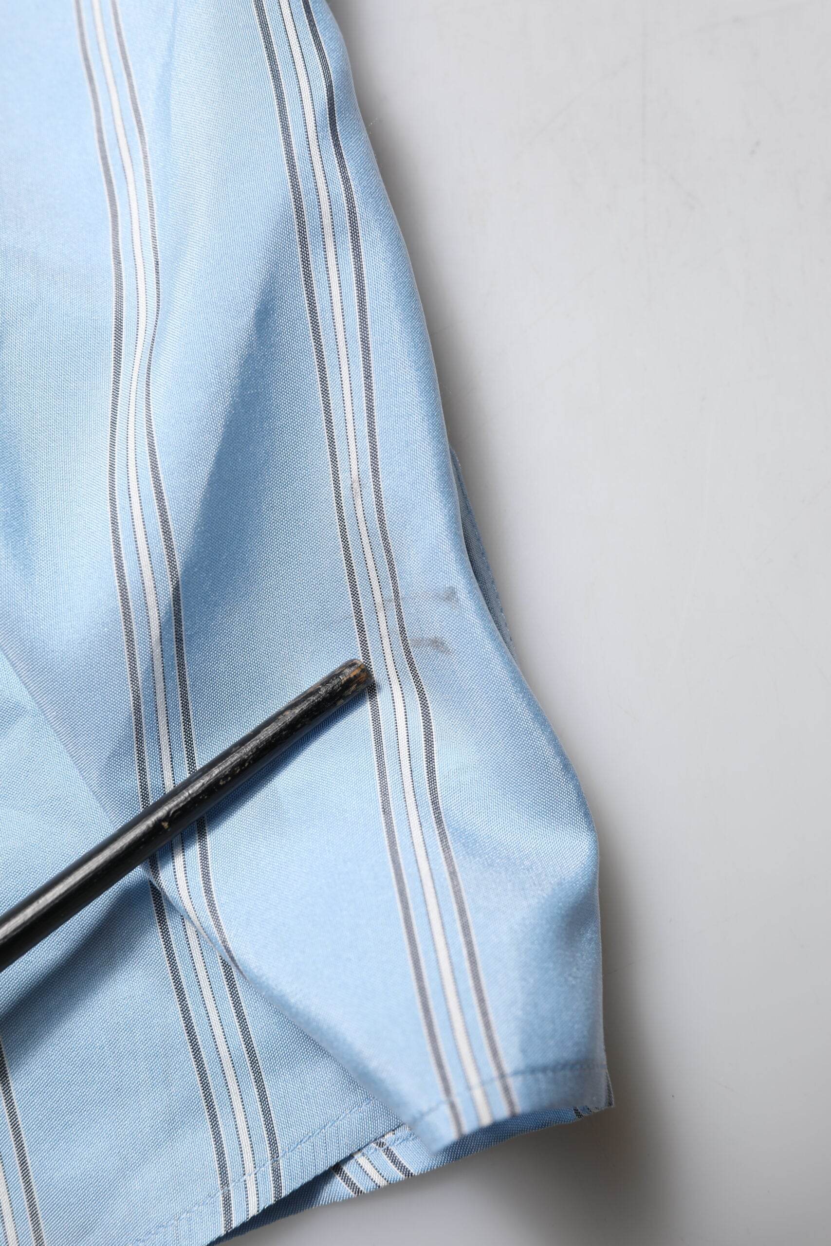 Dolce & Gabbana Blue Striped MARTINI Long Sleeves Dress Shirt - Hilstor