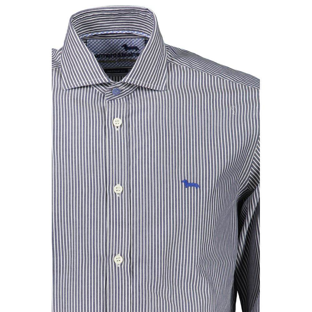 Harmont & Blaine Elegant Narrow Fit Long Sleeve Shirt - Hilstor