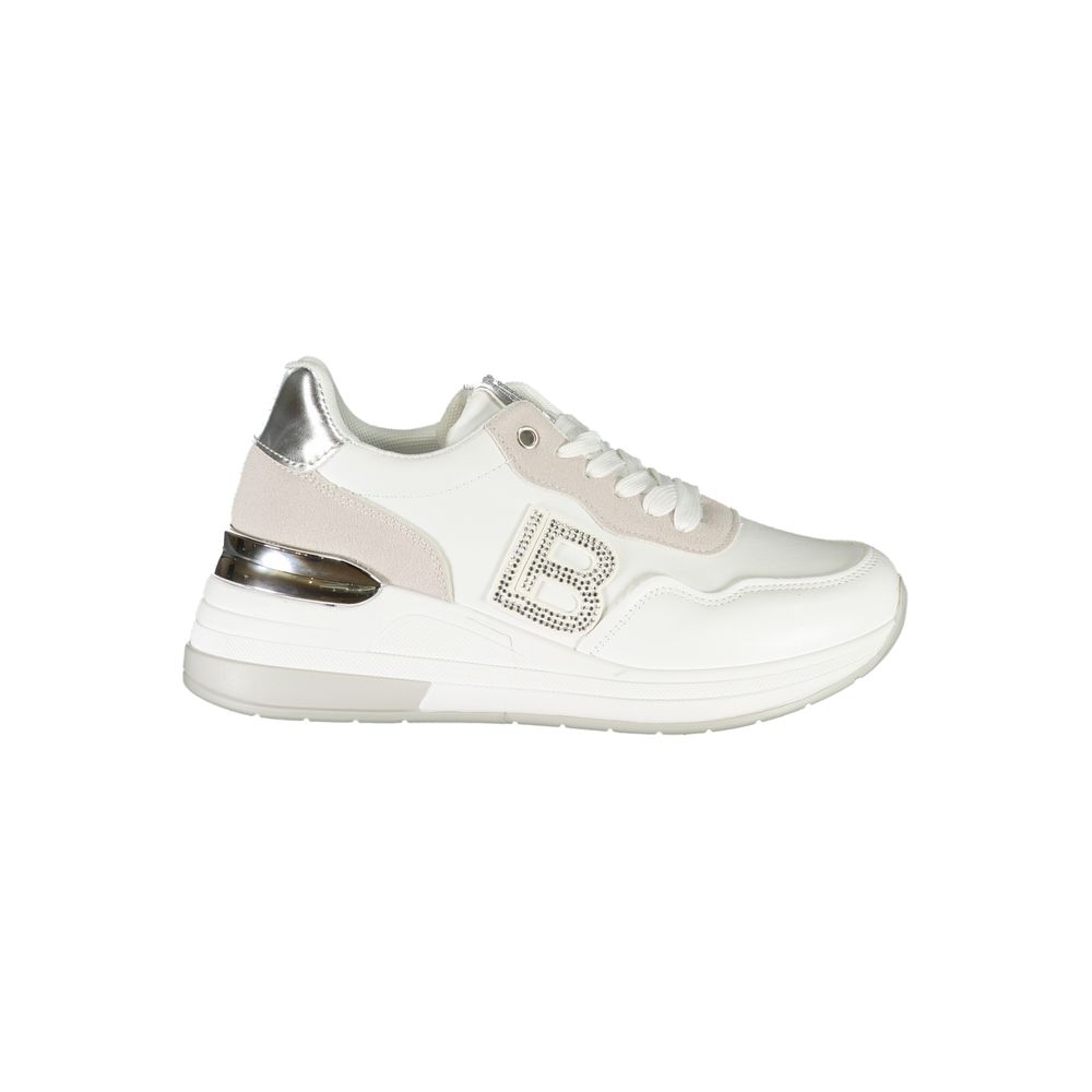 Laura Biagiotti Hvid Polyester Sneaker til kvinder