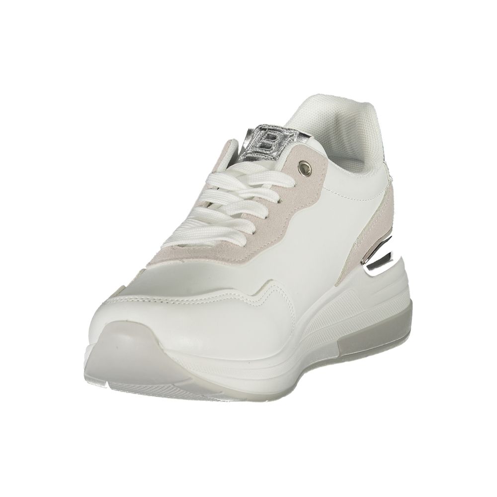 Laura Biagiotti Hvid Polyester Sneaker til kvinder