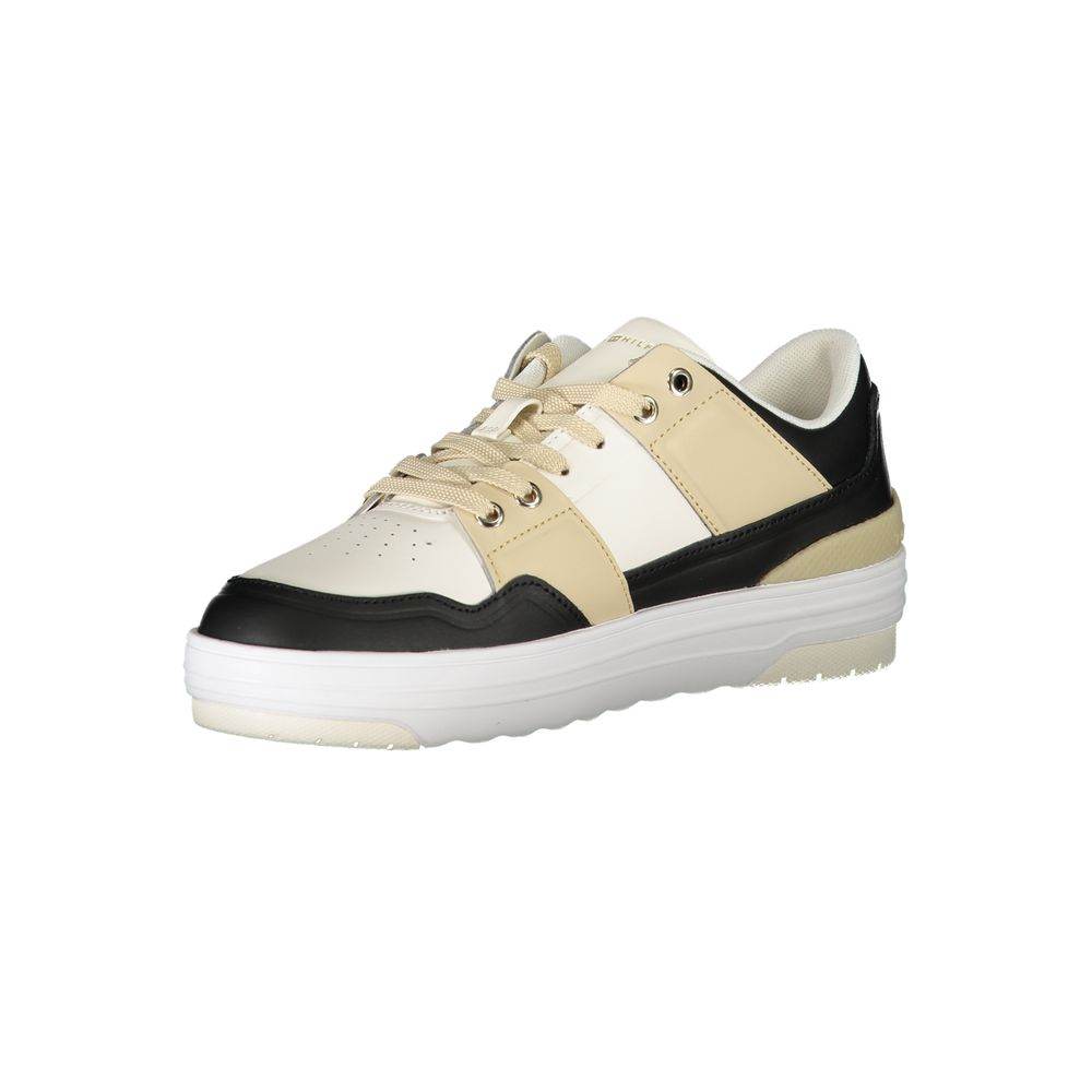 Tommy Hilfiger White Leather Women Sneaker - Hilstor