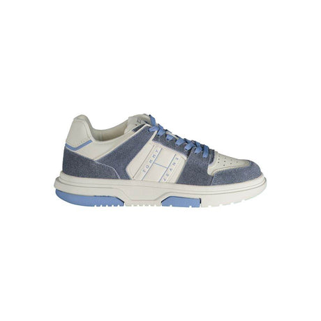 Tommy Hilfiger Light Blue Leather Women Sneaker - Hilstor