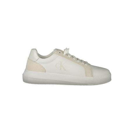 Calvin Klein White Polyethylene Men Sneaker - Hilstor