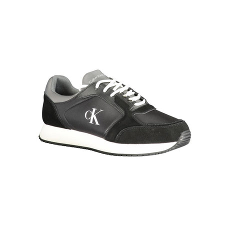 Calvin Klein sort læder herre sneaker