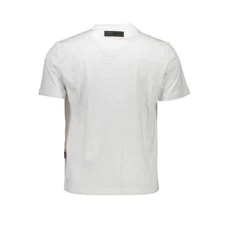Plein Sport Hvid T-shirt i bomuld til mænd