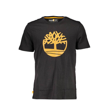 Timberland Black Cotton T-Shirt - Hilstor