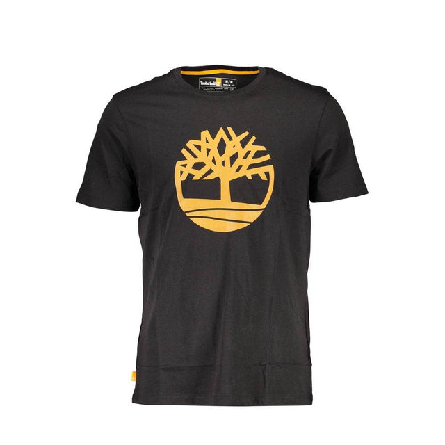 Timberland Black Cotton T-Shirt - Hilstor