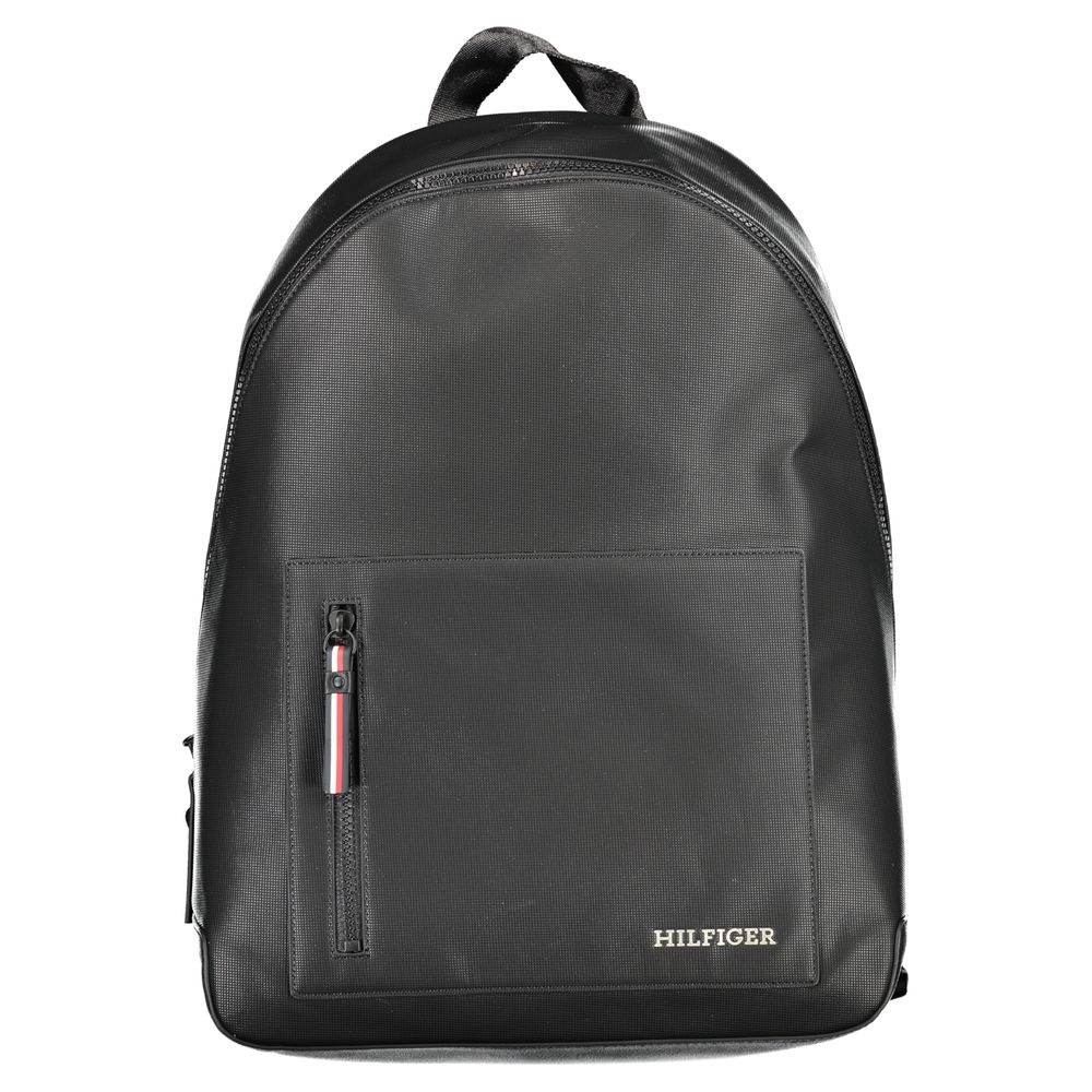 Tommy Hilfiger Black Polyester Backpack - Hilstor