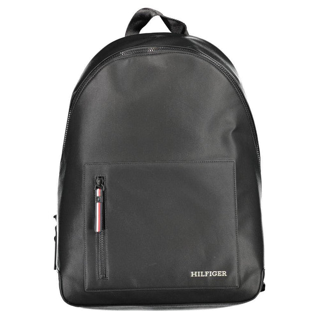 Tommy Hilfiger Black Polyester Backpack - Hilstor