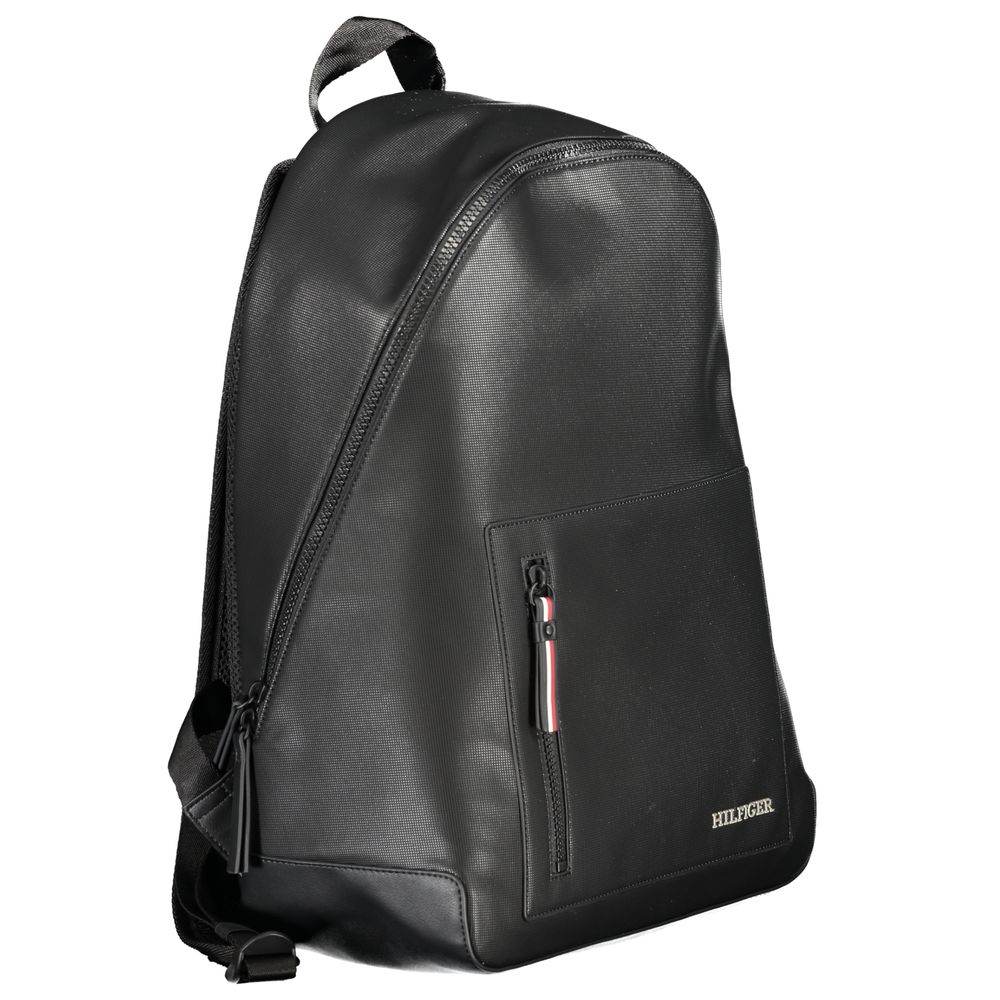 Tommy Hilfiger Black Polyester Backpack - Hilstor