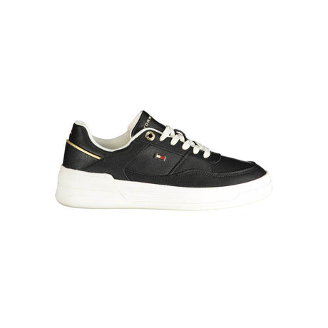 Tommy Hilfiger Black Polyethylene Women Sneaker - Hilstor