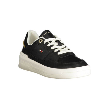 Tommy Hilfiger Black Polyethylene Women Sneaker - Hilstor