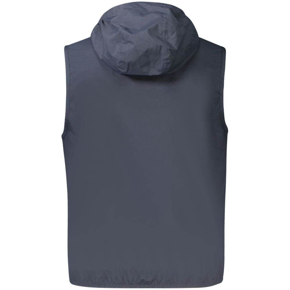 K-WAY Blue Polyester Men Sleeveless Jacket - Hilstor
